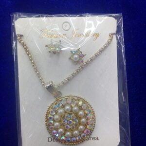 chain with earrings set for girls