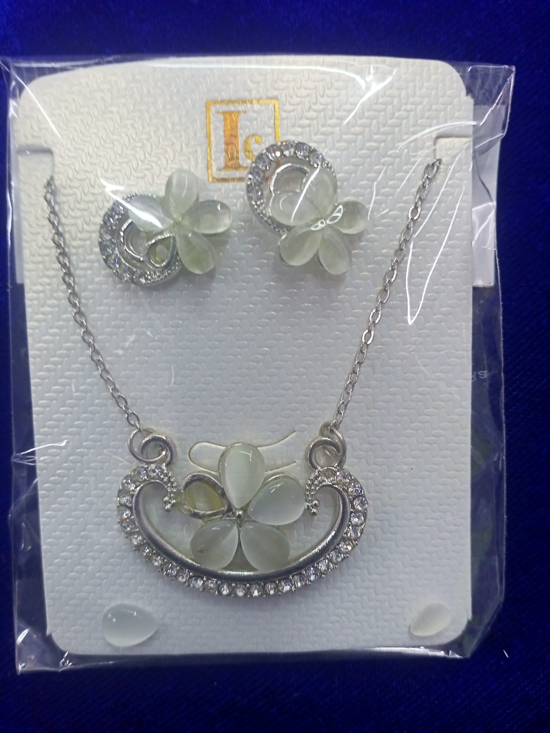 chain with earrings set for girls