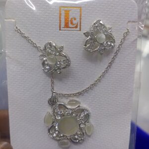 chain with earrings set for girls