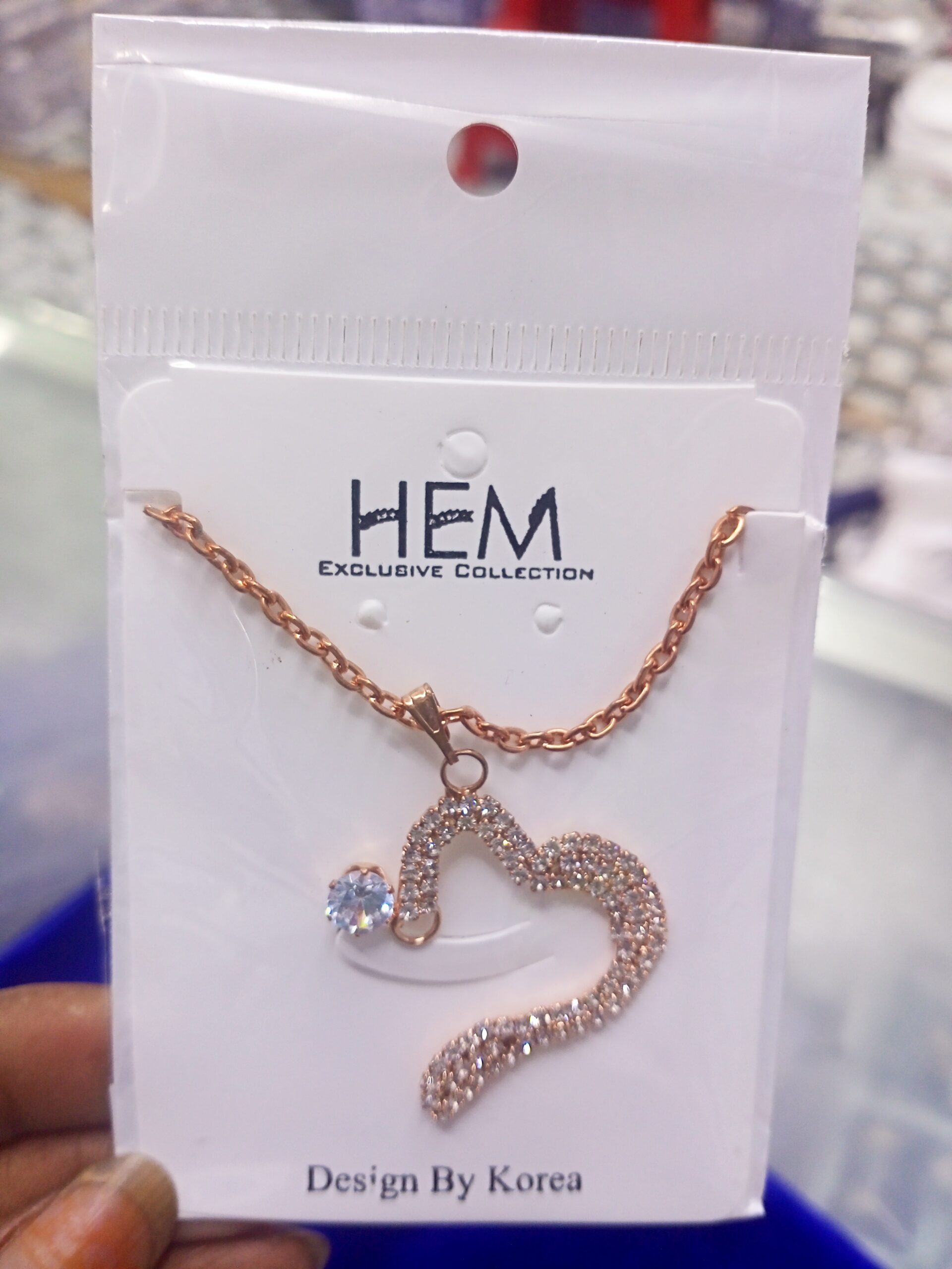 Morden chain with earrings set