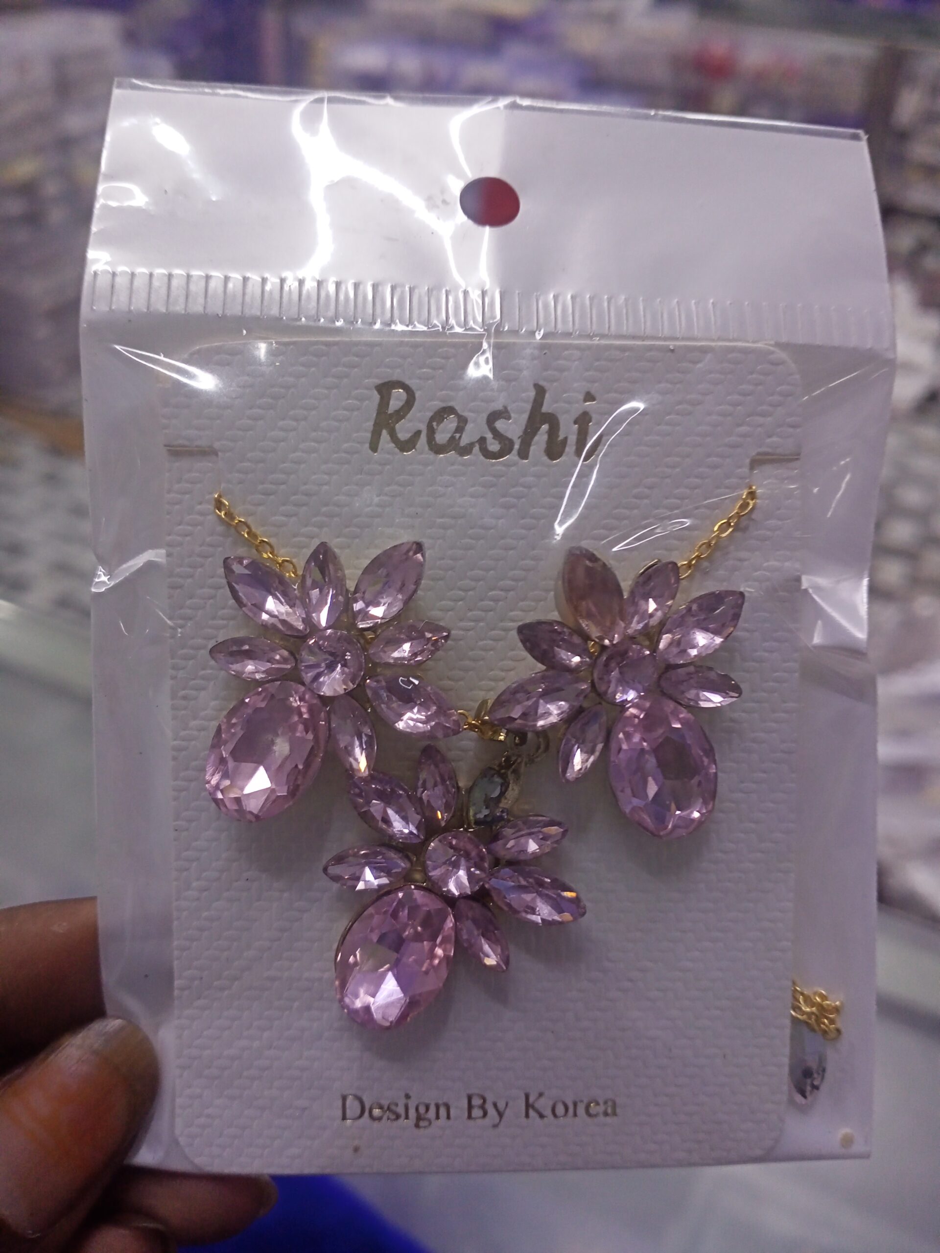 Morden chain with earrings set