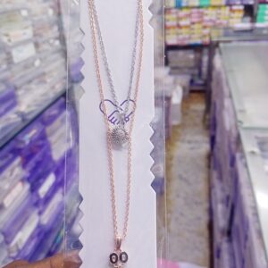Stylish chain for girls pack of 2