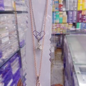 Stylish chain for girls pack of 2