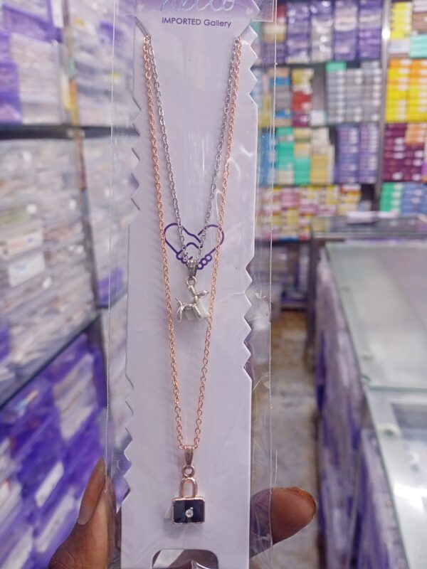 Stylish chain for girls pack of 2