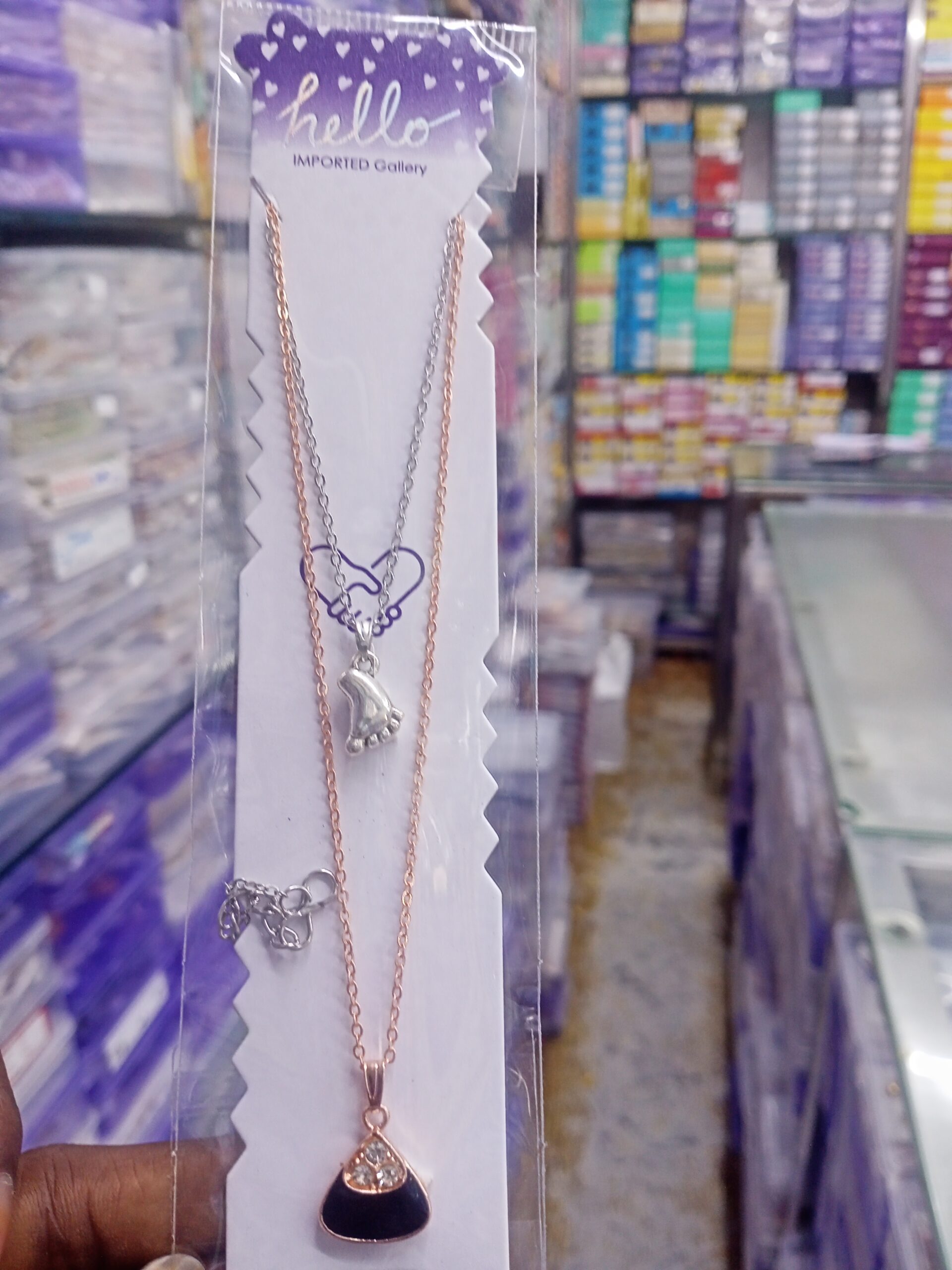 Stylish chain for girls pack of 2