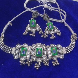 Peacock necklace set for women