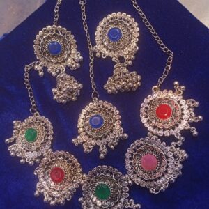 Elite Fancy Jewellery sets with Mangtika