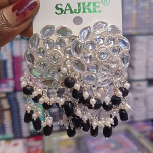 AD stone Fancy jhumka Earrings