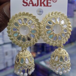 AD stone jhumka Earrings