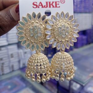 AD stone jhumka Earrings