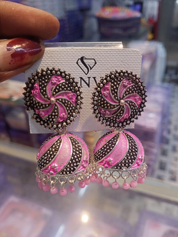 AD stone jhumka Earrings