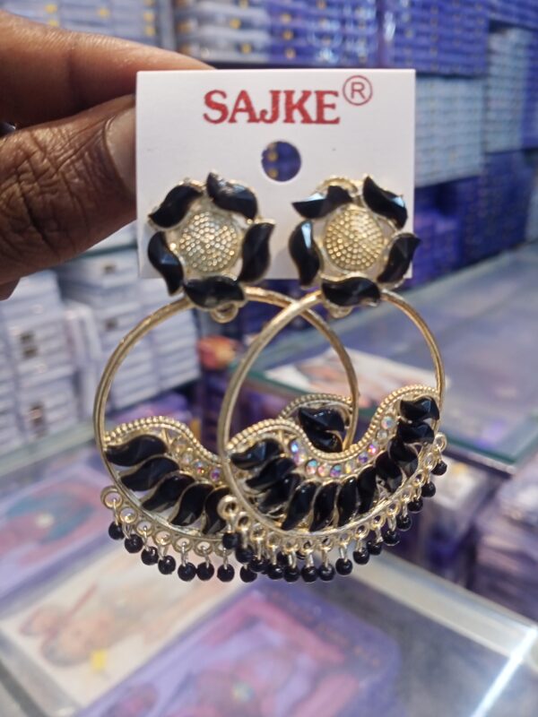 AD stone jhumka Earrings