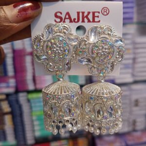AD stone jhumka Earrings