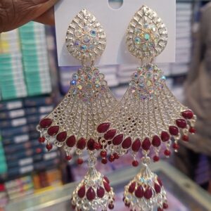 AD stone jhumka Earrings