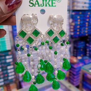 AD stone jhumka Earrings