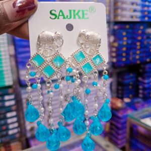 AD stone jhumka Earrings