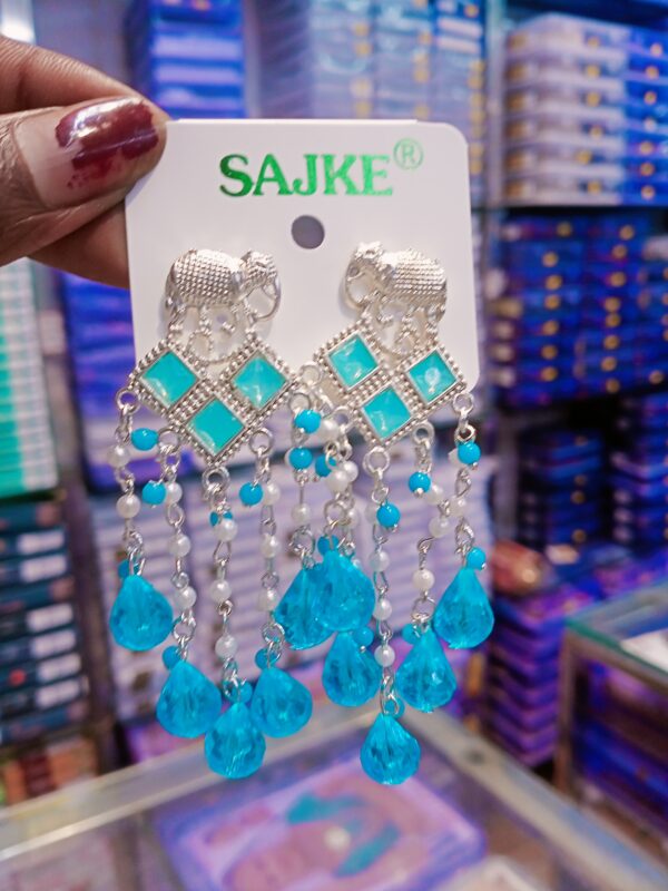 AD stone jhumka Earrings
