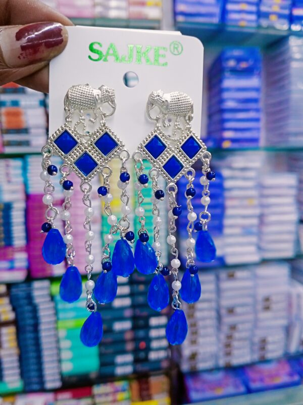 AD stone jhumka Earrings