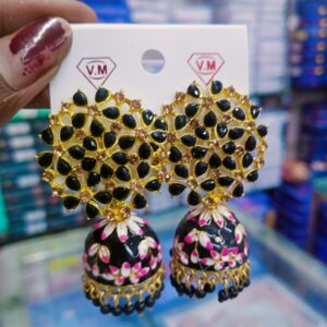 AD stone jhumka Earrings