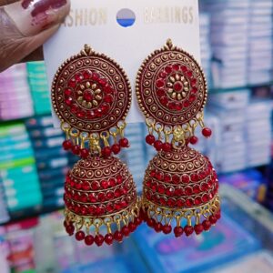 AD stone jhumka Earrings