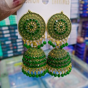 AD stone jhumka Earrings