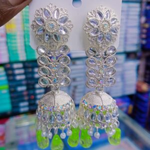 AD stone jhumka Earrings