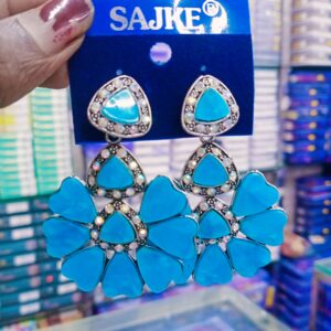 AD stone jhumka Earrings