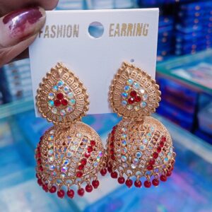 AD stone jhumka Earrings