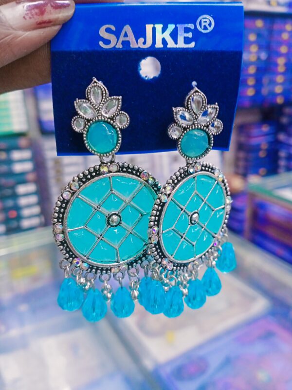 AD stone jhumka Earrings