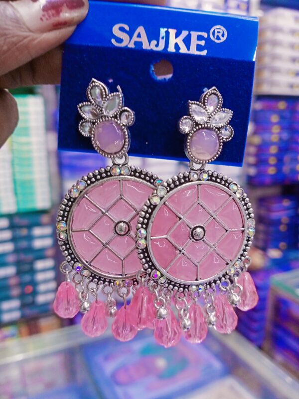 AD stone jhumka Earrings