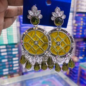 AD stone jhumka Earrings