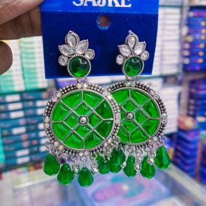 AD stone jhumka Earrings