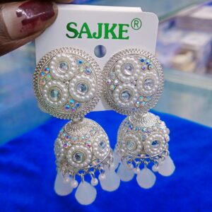 AD stone jhumka Earrings