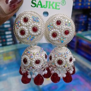 AD stone jhumka Earrings