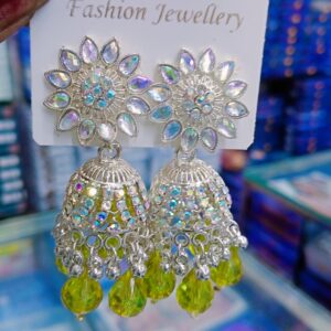AD stone jhumka Earrings