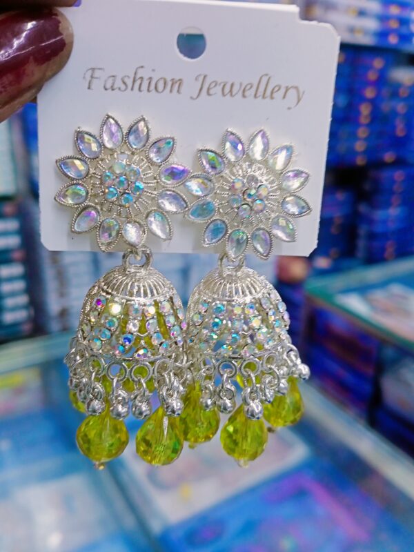AD stone jhumka Earrings