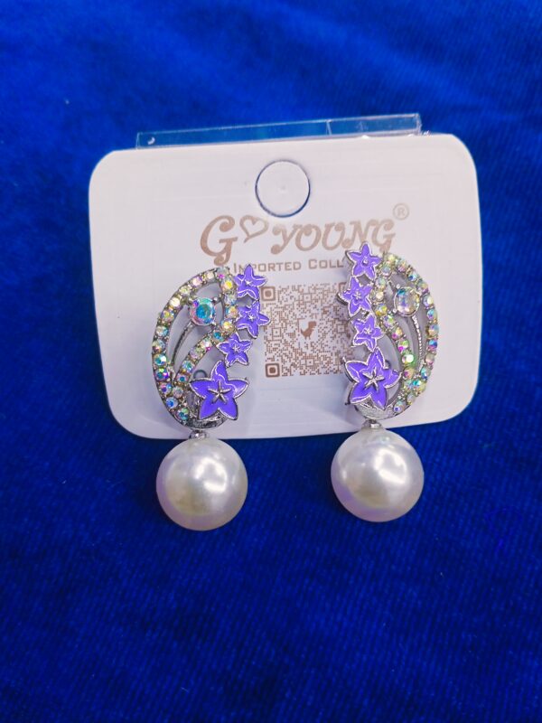 AD Stone Top Earrings for girls