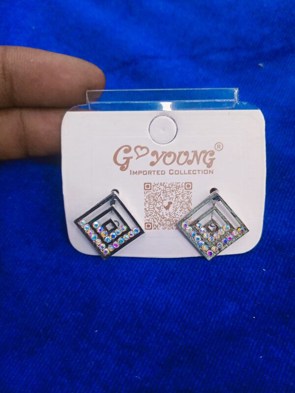 AD Stone Top Earrings for girls