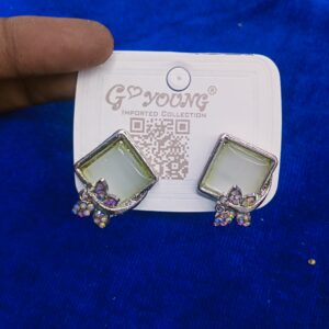 AD Stone Top Earrings for girls