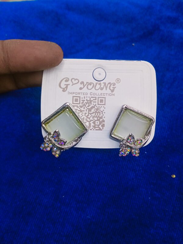 AD Stone Top Earrings for girls