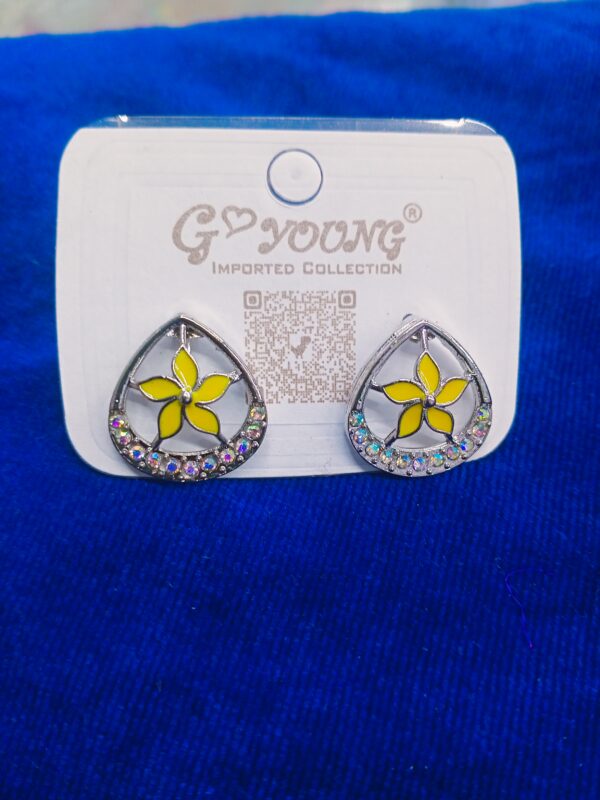AD Stone Top Earrings for girls
