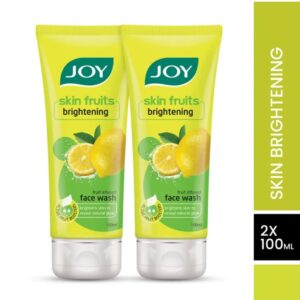 Joy Skin Fruits Lemon Brightening Face Wash, with Vitamin C for Oil Control and Glowing Skin