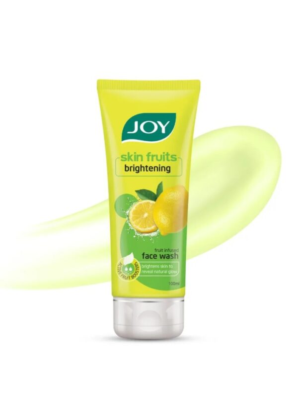 Joy Skin Brightening Lemon Face Wash For Oily Skin Reduces Dark Spots & Oiliness,100ml