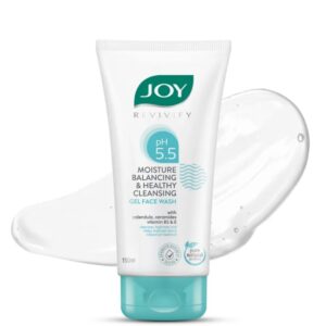 Joy pH 5.5 Hydrating Gel Face Wash for Sensitive Skin, Restores Skin Barrier,150ml