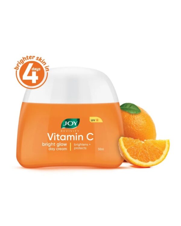 Joy Vitamin C Skin Brightening Face Cream with Kakadu Plum for Brighter Skin in 4 Days, 50ml