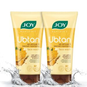 Joy Ubtan Tan Removal Face Wash, For Natural Glowing Skin | 2 pcs