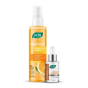 Joy Revivify Vitamin C Brightening Skin Toner & Radiance Face Serum Combo | 2 pcs