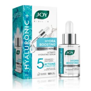Joy Hydrating Hyaluronic Face Serum for Intensive Repair, Tighens Pores & Improves Skin Texture, 30ml