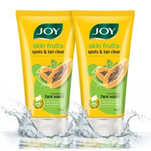 Joy Skin Fruits Spots & Tan Clear Face Wash with Papaya, For all skin types | 2 pcs