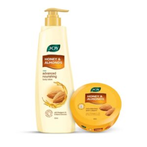 Joy Honey & Almonds Combo Of Advanced Nourishing Body Lotion & Nourishing Skin Cream(700 MI), 700ml
